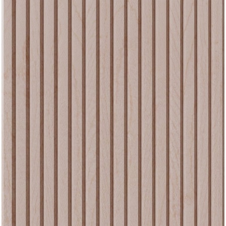 Designs Of Distinction 3/4" Tall Bevel Slat Tambour - Hard Maple (12"W x 48"L) 011248202HM1